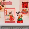 Figurita de Dama Hanfu Estilo Chino Tradicional Dinastía Tang Niña Regalo Cultural y Creativo para Atracciones Turísticas Decoración de Escritorio para el Hogar