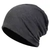 Chapéu Preto Masculino Inverno Tendência Slouchy Chapéu Masculino Circunferência da Cabeça Grande Chapéu para Frio Gorro Chapéu de Tricô Chapéu Quente de Lã