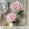 Flores Artificiales de Hortensia de 2 Cabezas para Boda, Flores Artificiales de Seda de Alta Gama, Adornos Terminados, Flores Decorativas para Sala de Estar al por Mayor