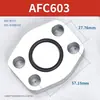 Placa ciega con brida hidráulica AFC Acero al carbono Placa ciega con brida dividida SAE JB/ZQ4187-97 Sello de ranura para junta tórica