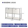 Gabinete Modular Usado Aparador de Acero Inoxidable Fábrica Ins Gabinete de TV Minimalista Moderno Arcón