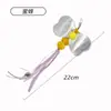 Nuevos Juguetes para Gatos: Pez Volador, Oruga, Pluma, Caña Teaser de Mariposa, Cabezal de Repuesto para Caña de Pescar
