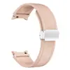Para Samsung Galaxy watch6 Correa de Reloj Silicona Cuero Hebilla Magnética Watch5/4 Banda de Muñeca de Repuesto