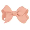 Amazon 3 polegadas Nova Flor em Arco Cor Sólida Versátil Comércio Exterior Artesanal Infantil Flor Bolha Costela com Laço