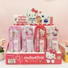 Set Creativo de Portaminas Hello Kitty, Creativo y Elegante, con Bolígrafos de Clic Recargables y que No Requieren Sacapuntas, Papelería para Niños y Estudiantes