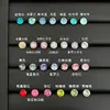 Brincos Espirais Shi Jiahuazi de 8mm, Piercings de Orelha, Pregos de Osso de Titânio para Dormir, Não Precisa Remover, Piercing de Orelha para Iniciantes, Não Precisa Dormir para Mulheres