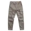 Calça de Trabalho Resistente ao Desgaste e à Sujeira para Homens, Estilo Primavera e Outono, Tendência, Perna Reta, Solta, Versátil, Casual, Calça Longa