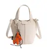 Bolsa Balde Portátil Grande Capacidade, Elegante e Simples, Bolsa Transversal para Mulheres, Novo Estilo com Toque de Luxo, Bolsa de Ombro Elegante