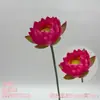 Materiales Florales Rojo Rosa de Alta Calidad Más Vendidos para Accesorios de Salón de Bodas, Decoración de Entrada, Arreglo Floral de Techo Estilo Chino Nuevo y Decoración de Pasillo