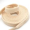 Cordones de Poliéster de una Sola Capa de 8 mm en Negro y Blanco para Zapatos Casuales de Caña Alta Planos Aj Sports, Accesorios para Ropa