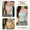 Novos Tops, Puros e Doces, Usados Fora e Dentro, Emagrecedores de Verão, Meninas Doces e Sexy, Tops de Alcinha Plissados Sexy para Mulheres