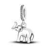 Diseño Original Cobre Chapado Plata 925 Accesorios con Cuentas DIY Lindo Animal Pulsera Collar Colgante Regalo Modelo Caliente Transfronterizo