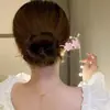 Pasador de Borla Rosa para Mujer, Estilo Antiguo, Pasador de Alta Gama, Elegante Nuevo Estilo Chino, Pasador Moderno para Hanfu, Accesorio para el Cabello