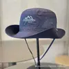 Sombrero de Sol Deportivo para Acampar en la Montaña con Cordón Transpirable de Secado Rápido Anti-UV Sombrero de Pescador de Montañismo