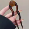 Pasador de Pelo Retro Simple con Perlas en Forma de U para Mujer 2026 Nuevo Estilo Peine para Moño de Alta Gama Accesorio para el Cabello