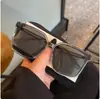 Gafas de Sol de Moda Transfronterizas, Montura Grande, Gafas de Sol Polarizadas Anti-UV, Lujo Ligero Estilo Callejero para Mujer, Gafas de Sol Tipo Conductor para Conducir