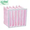 Bolsas de Filtro No Tejidas Personalizadas para Fábricas de Alimentos y Farmacéuticas para Uso Industrial Aire Acondicionado Ventilación Eliminación de Polvo Filtro de Bolsa de Eficiencia Media F6