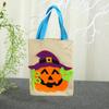 Bolsa de lino de Halloween transfronteriza bolsa de dulces festival de fantasmas bolsa de calabaza decoraciones accesorios bolsa de regalo venta al por mayor