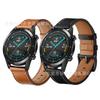 Adecuado para Huawei WATCH WATCH GT2 Smart WATCH con Correa de Reloj de Cuero Genuino de Capa Superior Línea de Coche
