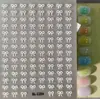Pegatinas para Uñas con Lazo de Dopamina 3D Versátil Color Sólido Lazo 5D Pegatinas para Uñas en Relieve Modelo Sl