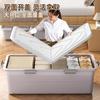 Caja de Almacenamiento Debajo de la Cama para Uso Doméstico, Organizador de Colchas, Caja Debajo de la Cama con Ruedas y Tapa, Caja de Almacenamiento de Ropa Extra Grande