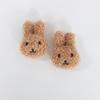 Broche de Pelúcia de Desenho Animado Urso Teddy Coelho Fofo Boneca Coelho Cacheado Alfinete de Bolsa Sapatos e Meias Acessórios de Chapelaria Acessórios