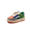 Zapatos infantiles bicolor 2025 otoño nueva moda niñas tenis bajos estilo coreano niños moda zapatos deportivos casuales