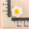 Funda de Teléfono con Pegamento Cremoso y Juguetes de Comida Realistas, Accesorios de Resina de Huevo Frito y Huevo Pochado, Accesorios para el Cabello DIY, Imanes para Nevera al por Mayor
