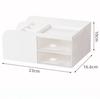 Caja de Almacenamiento de Escritorio Tipo Cajón Estante para Cosméticos Oficina Sala de Estar Apilable Caja de Almacenamiento para Papelería
