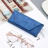 Estuche de Gafas de Alta Gama Personalizado con Patrón de Piel de Oveja, Gran Capacidad, Estuche de Gafas de Sol de PU Resistente a la Presión, Estuche para Gafas de Sol