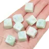 Contas em Cubo de Queijo Feitas à Mão DIY Contas Soltas Acrílico Contas para Corrente de Celular Contas Espaçadoras Pingentes Coloridos Acessórios de Joias