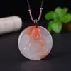 Flor de Melocotón Natural Donut Relleno Manzana Nube Auspiciosa Candado Colgante de Jade Anillo de Paz Colgante Suministro en Vivo Suministro de Comercio Exterior