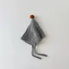 Gorro Coreano para Bebé Qiunan Otoño e Invierno Marca de Letra Gorro de Punto para Bebé Capucha Fina Protectora para Orejas de Bebé