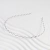 Diademas de aleación de venta caliente transfronteriza, simples y versátiles, diademas finas multicapa, para cabello aplastado, para lavarse la cara, accesorios para el cabello, tocados de moda