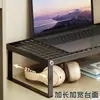 Soporte para laptop, base de enfriamiento, soporte para parrilla, marco de soporte, elevador de monitor para dormitorio, escritorio para el hogar