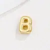 Como Joyería Amazon Temu Venta Caliente 26 Letras Inglesas Pulsera DIY Correa de Reloj de 10 mm Letras Chapadas en Oro Al por Mayor