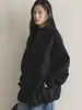 Louvre Primavera Temprana Nueva Moda Coreana Deportiva y Moderna Sudadera con Cremallera y Cuello Alto Sensación de Aire Chaqueta Holgada para Mujer