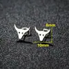 Pendientes de Animal Pequeño de Nuevo Estilo Transfronterizos Araña Libélula Oreja de Vaca Patrón Irregular Pendientes Moleculares Yiwu Joyería al por Mayor