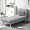 Balcón apartamento pequeño sala de estar dormitorio tumbona sillón reclinable perezoso sofá cama alquiler sofá cama pequeño cama de doble uso plegable