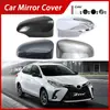 Adecuado para 17-21 Toyota Yaris Ativ XP150 cubierta de espejo carcasa de espejo retrovisor decoración de espejo