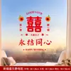 Uma Variedade de Adesivos Estáticos Temáticos de Casamento para Decorar o Quarto de Casamento, Criar uma Atmosfera Festiva, Adesivos de Janela e Decorações para Carro de Casamento