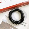 Corda de cabelo coreana linha telefônica Anel de cabelo feminino de alta elasticidade Acessórios de cabelo preto Adorno de cabeça elástico pequeno feminino Fabricantes de cabelo atacado