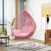 Cadeira de Rattan Suspensa, Cadeira Suspensa, Cadeira de Balanço para Uso Externo em Casa, Cadeira de Balanço para Pátio, Cadeira Preguiçosa para Quarto Interno, Berço de Rede para Varanda