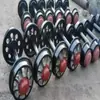 Juegos de Ruedas para Camiones de Volteo de Tipo Fijo para Minería, Juegos de Ruedas de Acero Fundido y Hierro Fundido para Minas de Carbón, Juegos de Ruedas para Hornos de Túnel