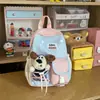 Mochila infantil desmontable de peluche estilo ins, linda mochila escolar ligera para niños y niñas, mochila para bebé de jardín de infantes