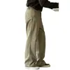 Jeans Casuales de Mezclilla Pesada Lavado Vintage para Hombre, Otoño 2026 Nuevos Pantalones Transpirables de Pierna Recta