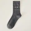 Meias de Renda com Borda de Bolhas em Fio com Padrão Fair Isle Vintage para Mulheres, Meias de Cano Médio, Estilo Primavera e Outono, Meias Longas Fofas e Versáteis