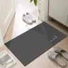 Alfombrilla de Entrada Sencilla de Venta Caliente Temu Transfronteriza Alfombrilla de Suelo de Barro Diatomeas Baño Cocina Absorbente de Agua Secado Rápido Antideslizante Alfombrilla de Suelo Venta al por Mayor