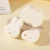 Mini Esponja de Maquillaje de Látex Más Vendida, Amigable con la Piel, Suave, Cojín, Doble Uso para Seco y Húmedo, Polvera Compacta, Herramienta Fijadora de Maquillaje, Polvo Suelto