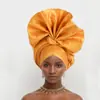 Nuevo Ventilador Plegable Ajustable Hecho a Mano para Boda Nigeriana Sombrero Africano Laminado Punta del Pie Auto Gele